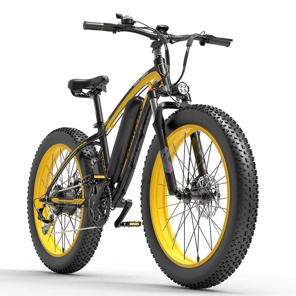 [USA Direct]  XF4000 16Ah 48V 1000W Electric Bicycle 26*4.0 Inches Fat Tires 110Km Mileage Range Max Load 200Kg